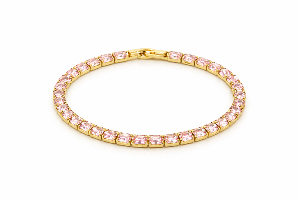 Blush Heirloom Tennis Bracelet