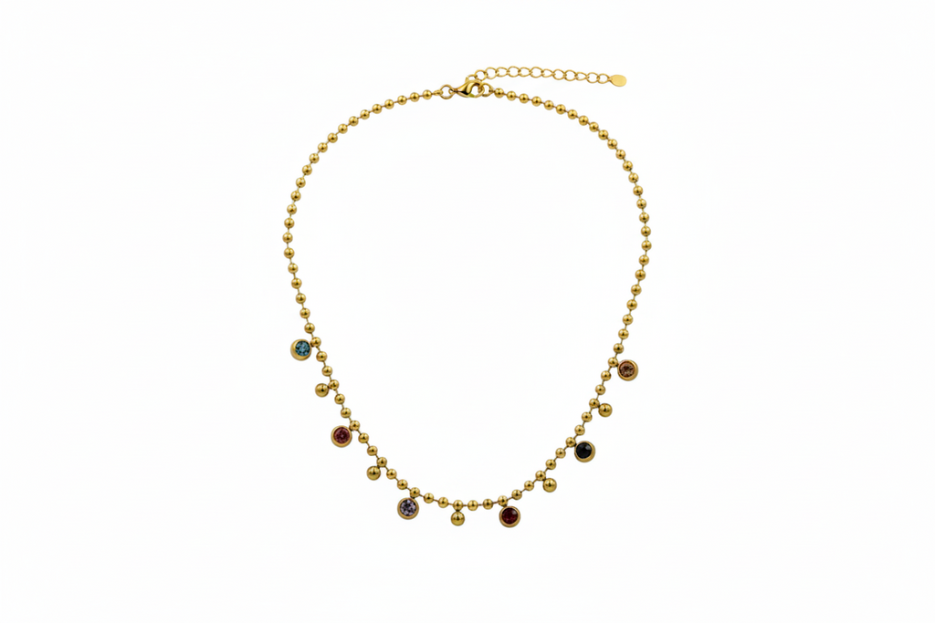 Beaded Charm Necklace