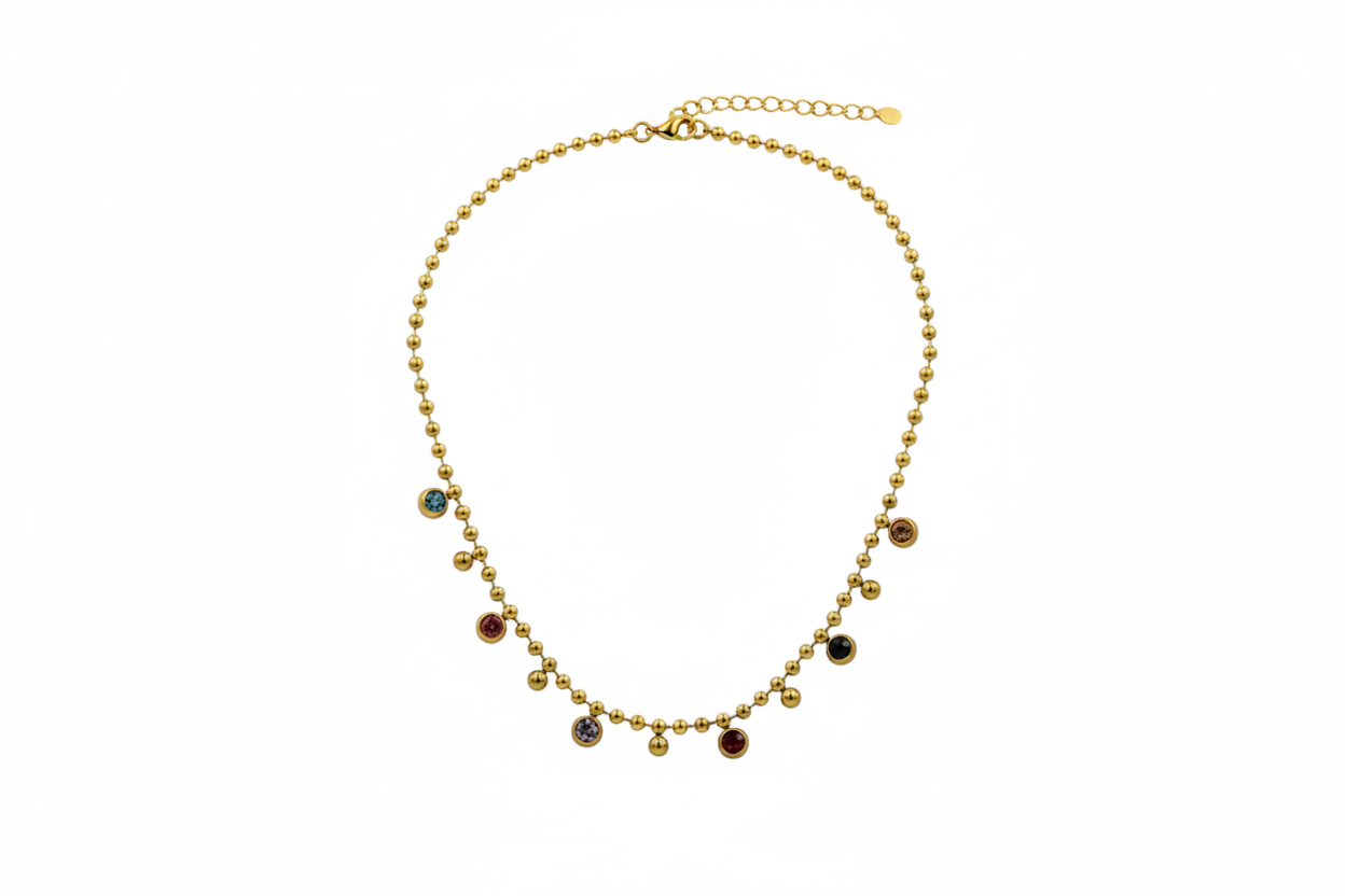 Beaded Charm Necklace