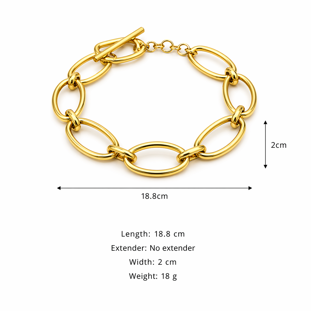 Bold Link Chain Bracelet