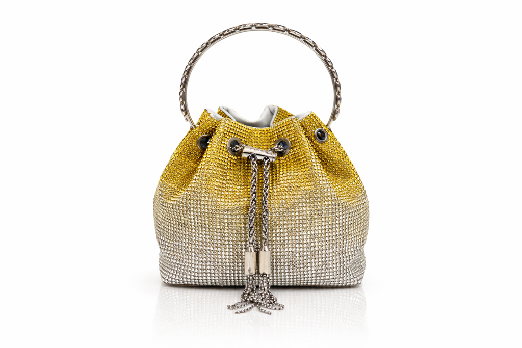 Soleil Crystal Bucket Bag