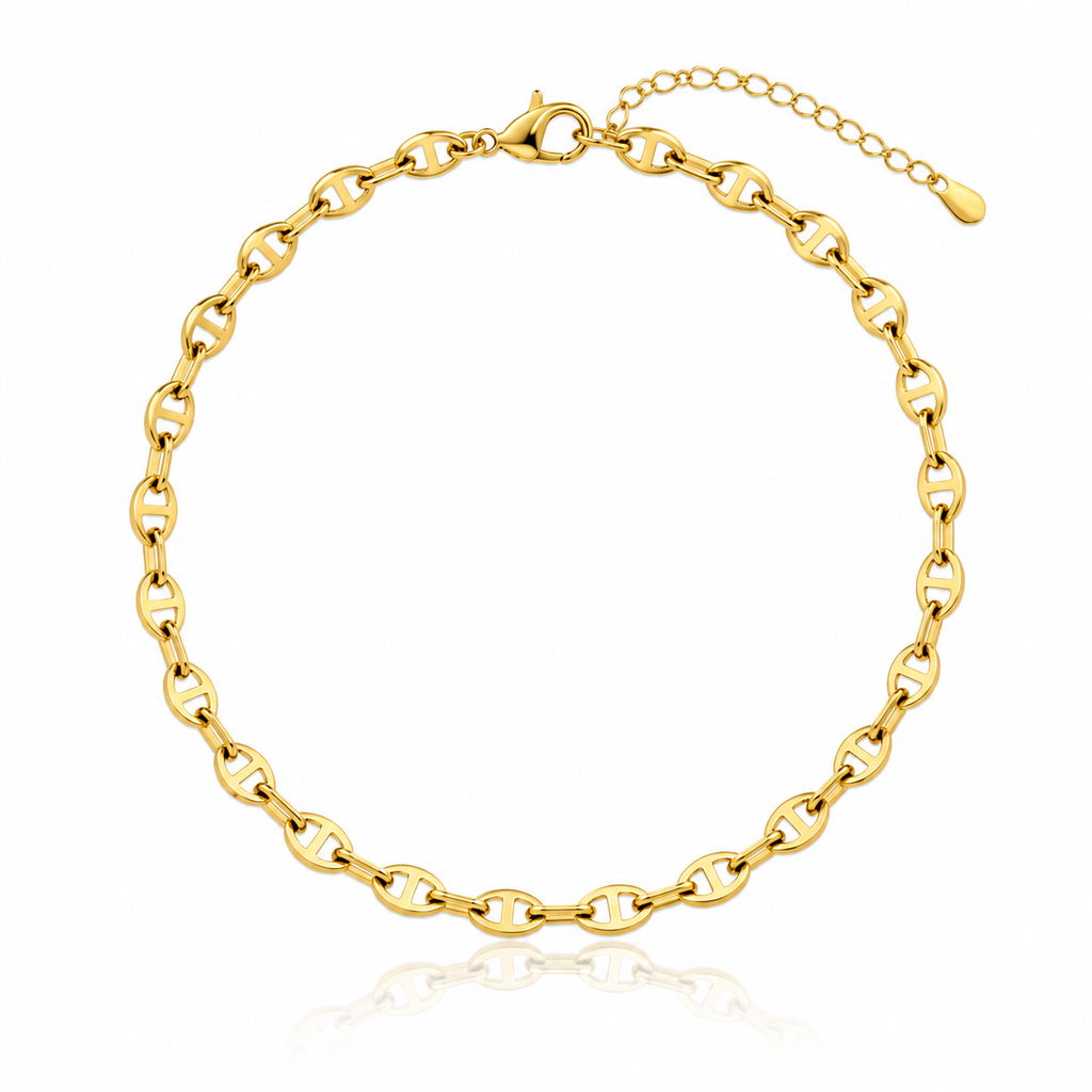 Golden Link Chain Necklace