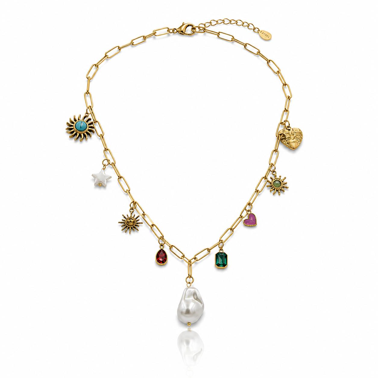 Multi Charm Necklace