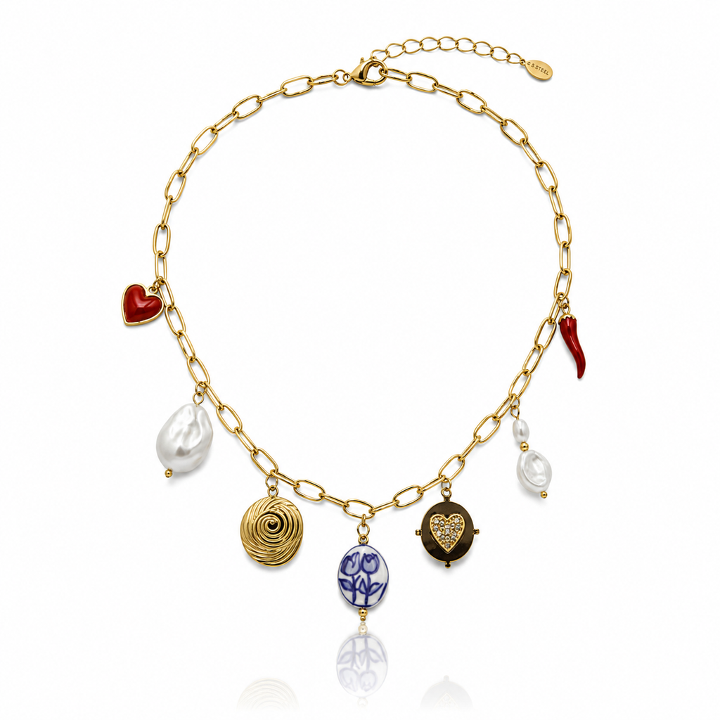 Charm Medallion Necklace