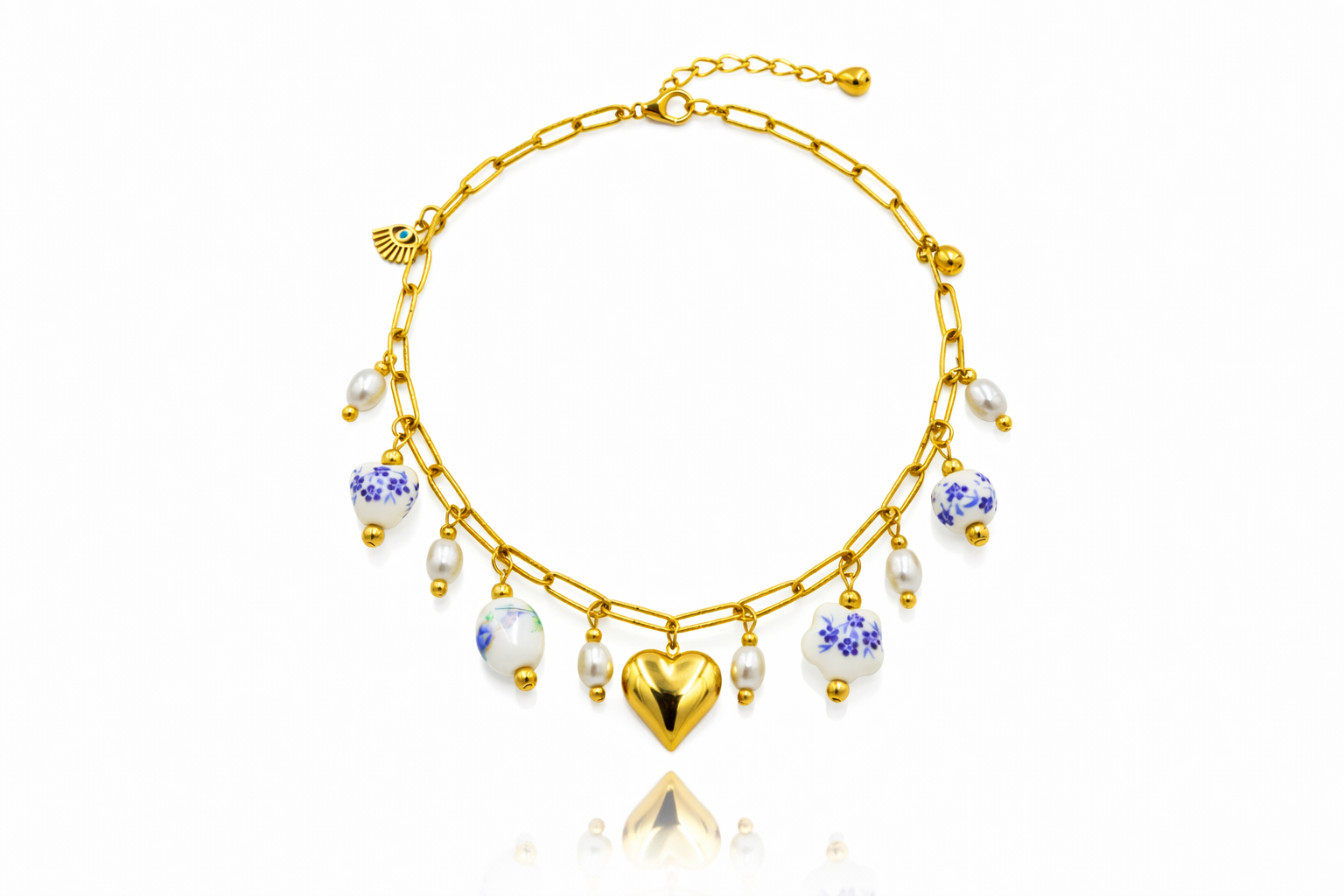 Amore Charm Statement Necklace