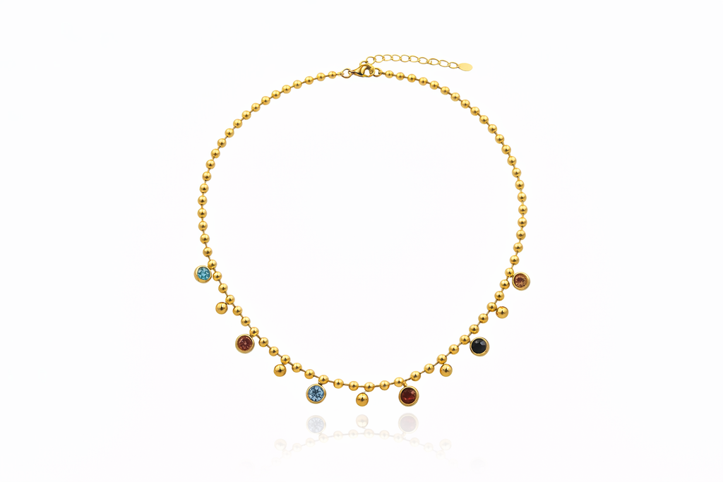 Beaded Charm Necklace