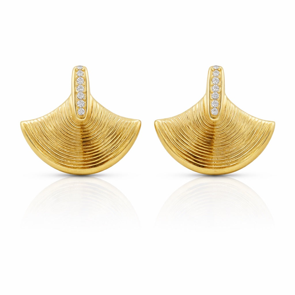 Sunkis Giselle Minimalist Gold Earrings Hypoallergenic