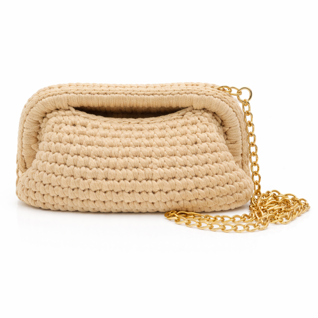 Sand Knit Mini Bag