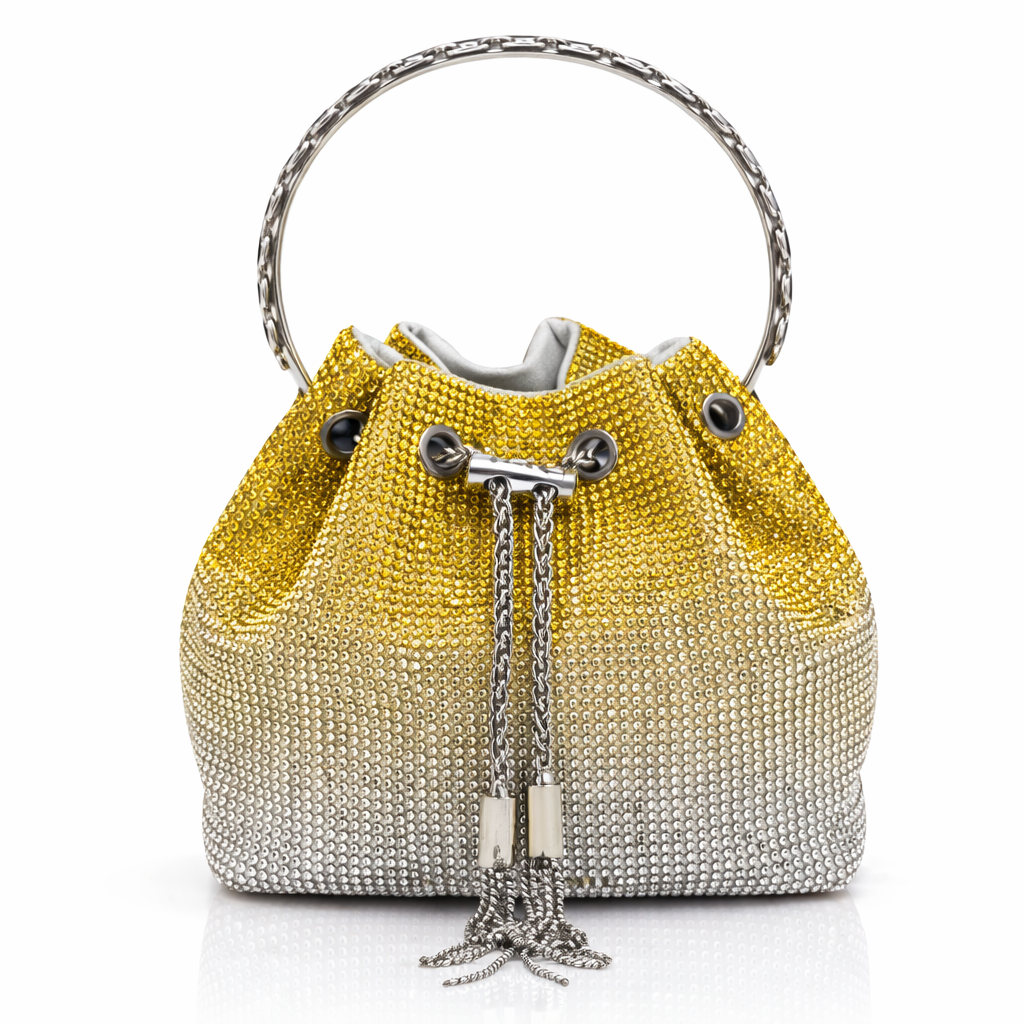 Soleil Crystal Bucket Bag