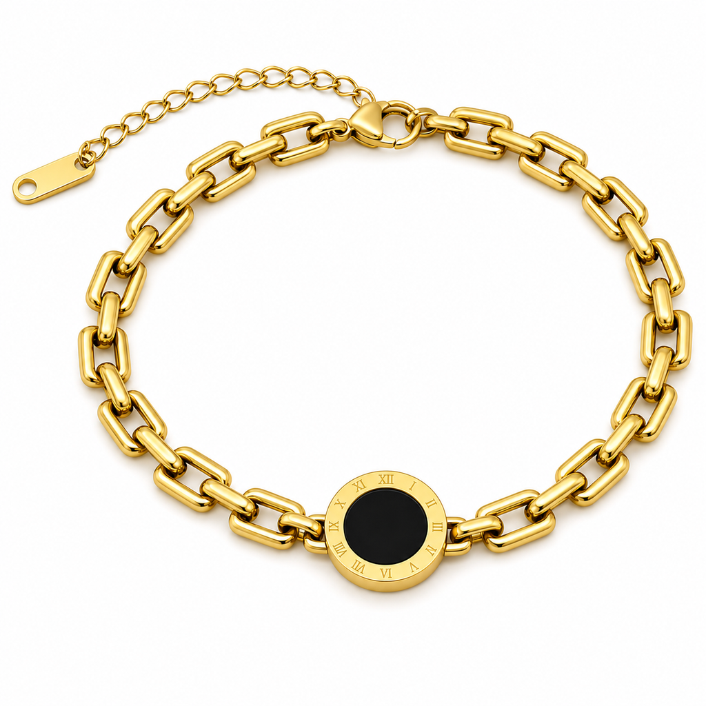 Onyx Link Bracelet