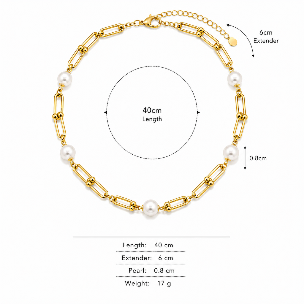Pearl Link Necklace