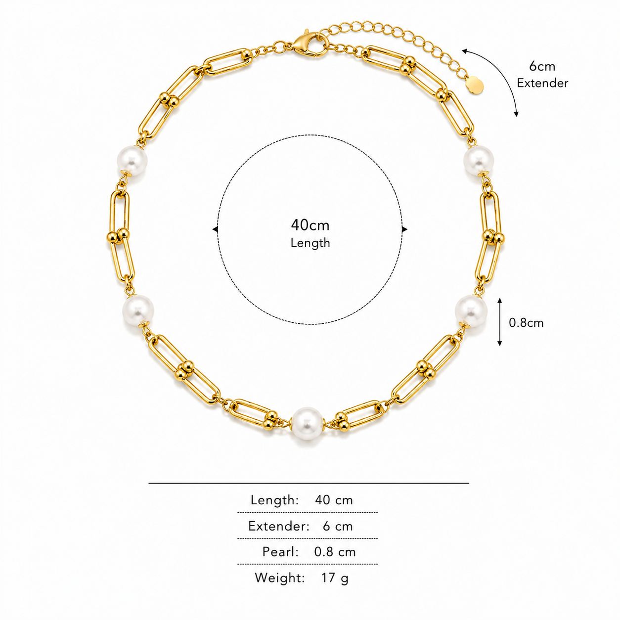 Pearl Link Necklace