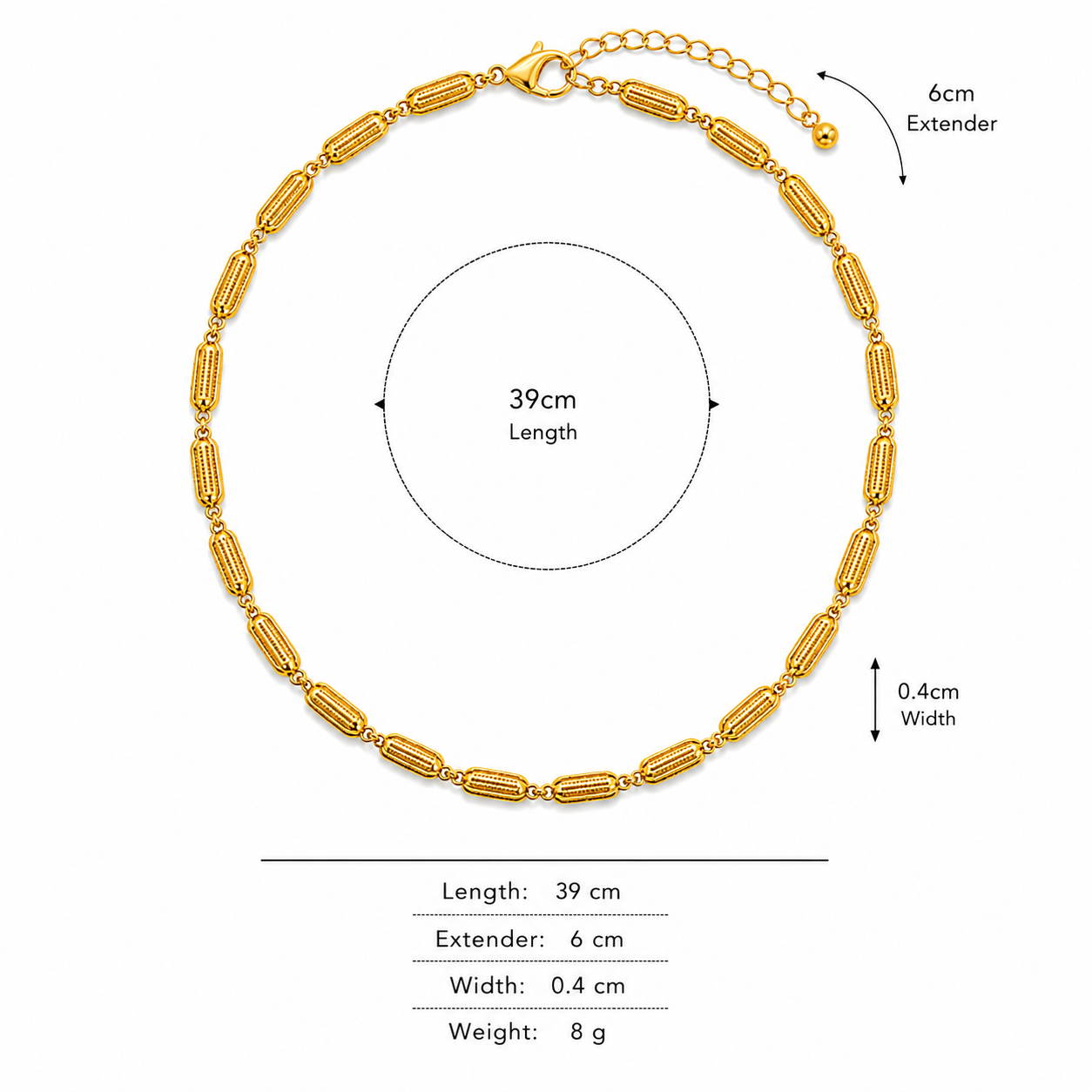 Bar Link Necklace