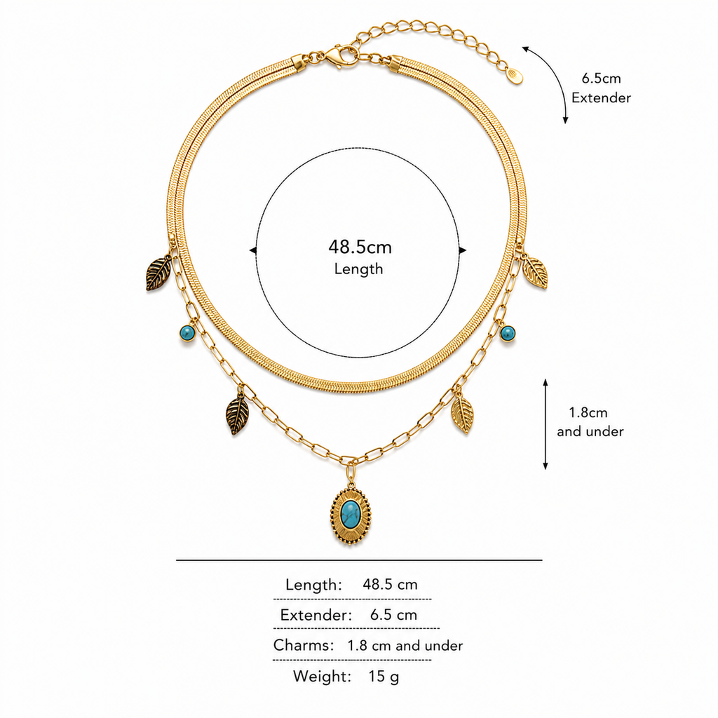 Turquoise Muse Layered Necklace