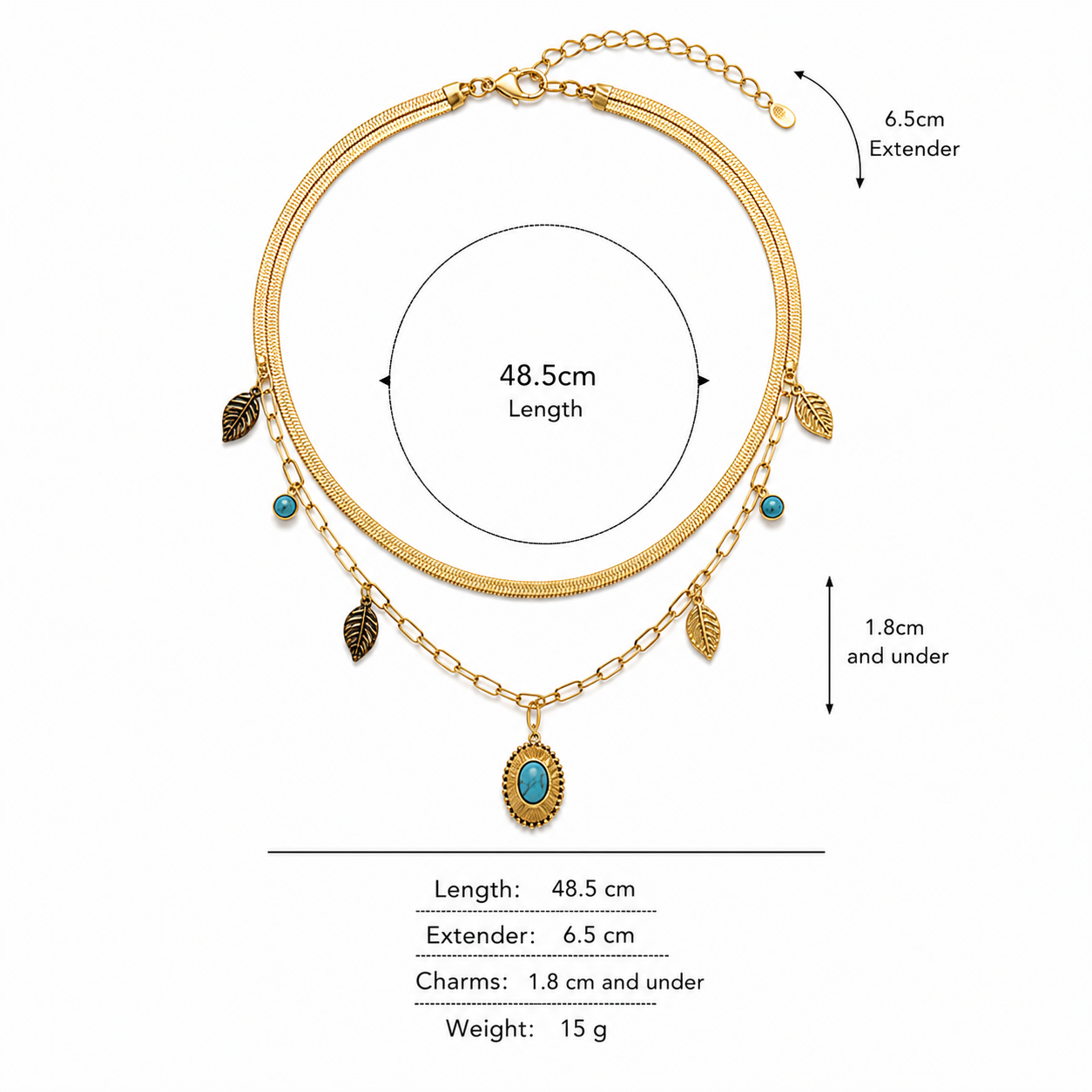 Turquoise Muse Layered Necklace