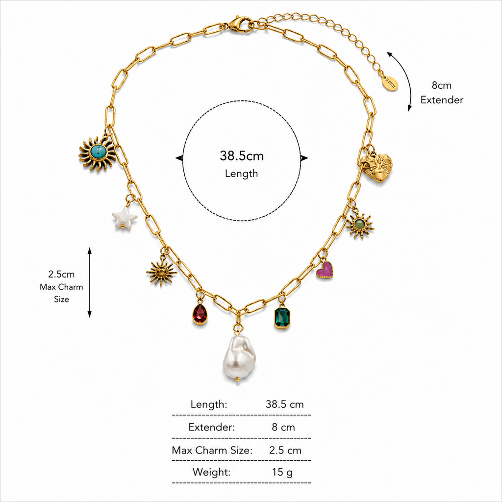 Multi Charm Necklace