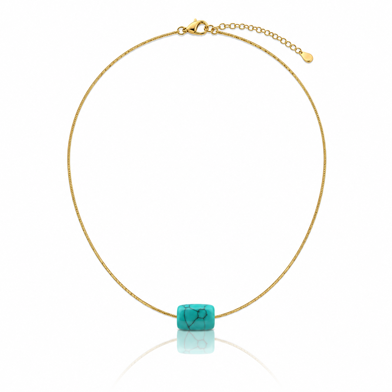 Turquoise Bar Necklace