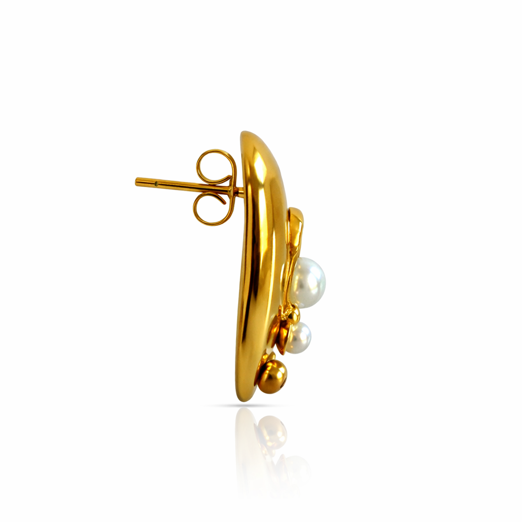 Pearl Swirl Studs