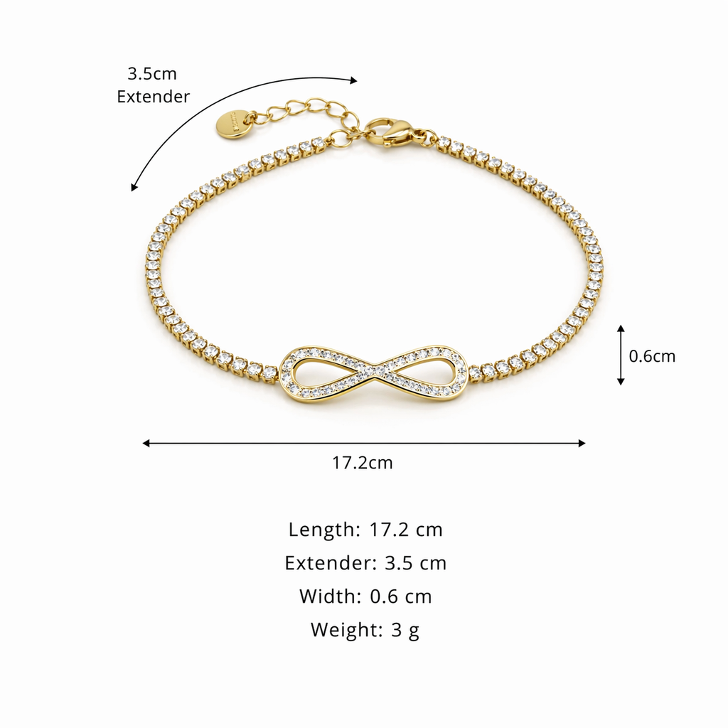 Infinity Tennis Bracelet