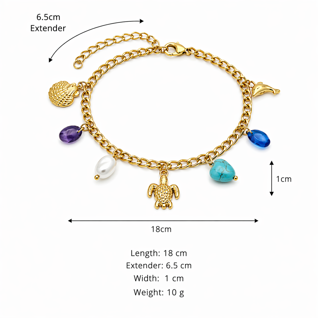 Ocean Charms Bracelet