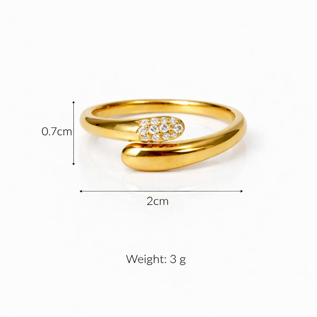 Whisper Spark Adjustable Ring