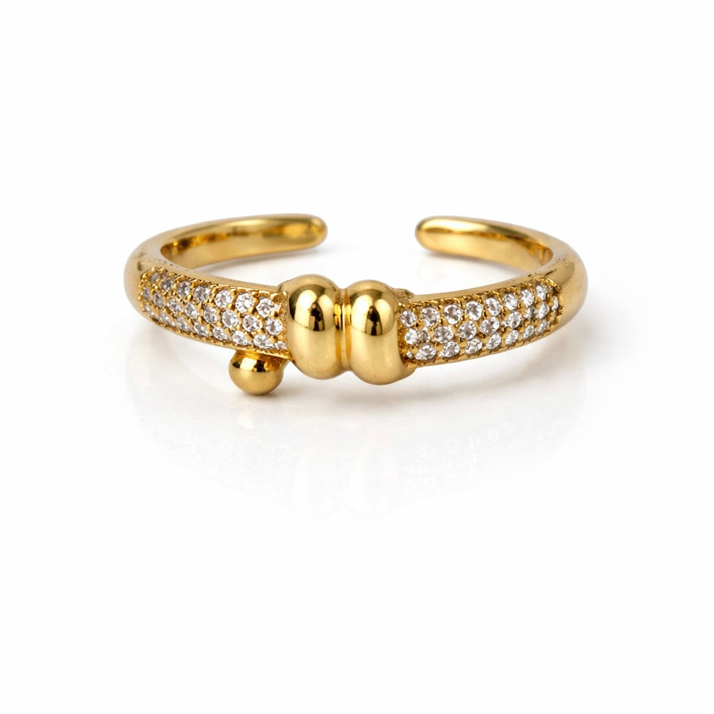 Orbit Twist Adjustable Ring