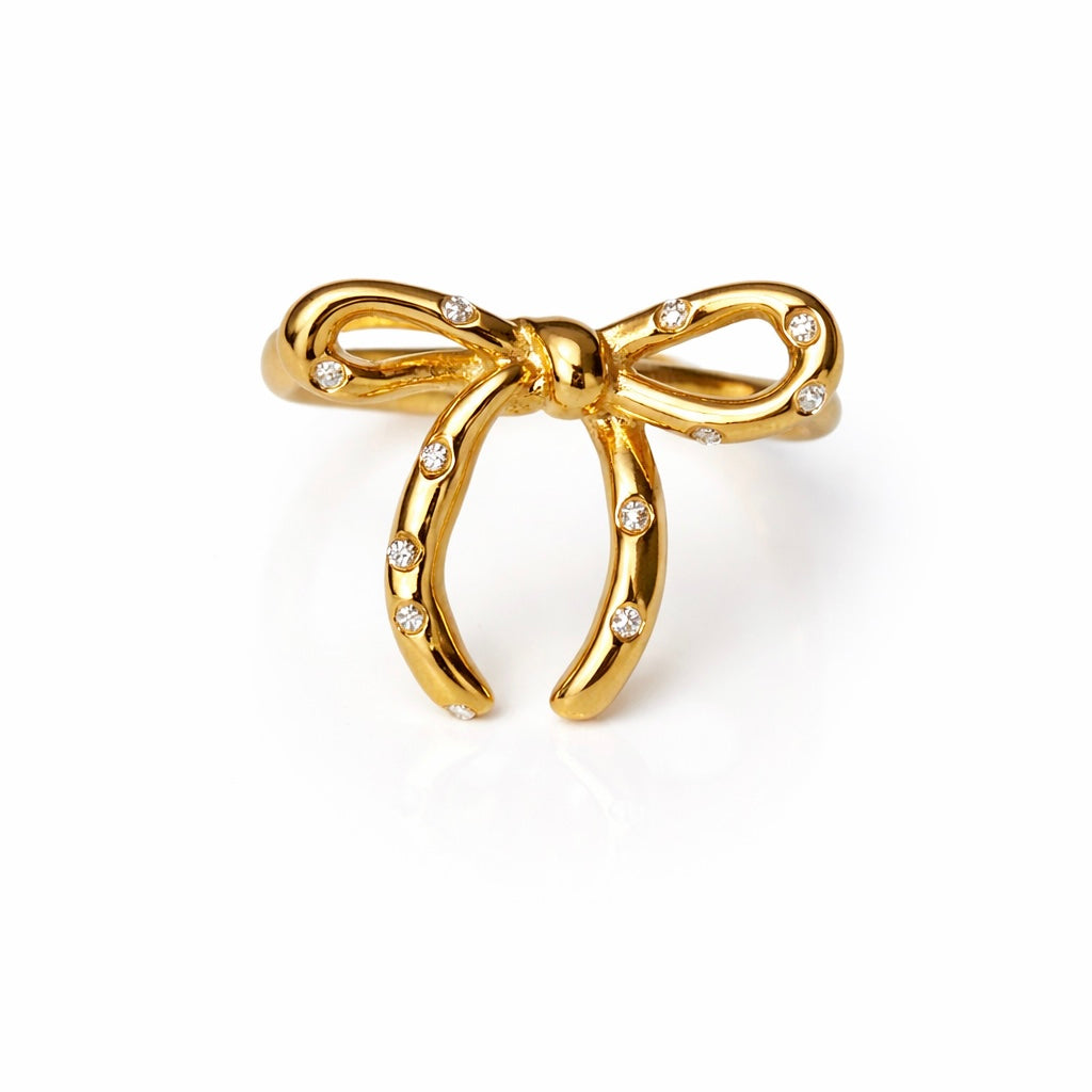Celeste Bow Adjustable Ring