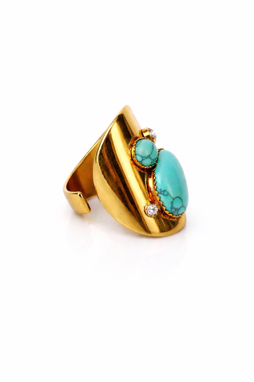 Azure Muse Adjustable Ring