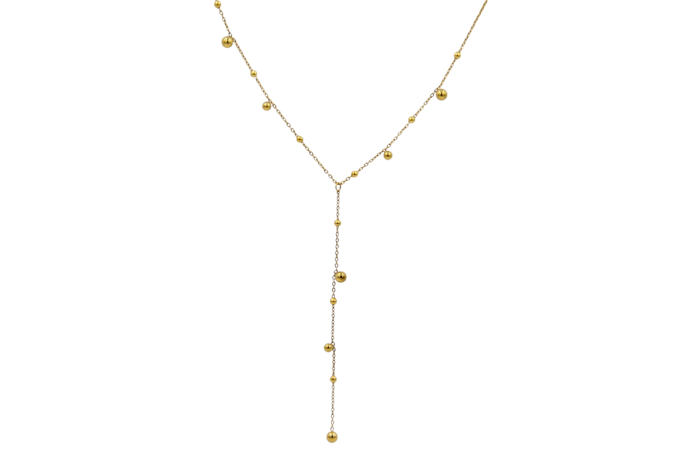 Beaded Drop Pendant Necklace