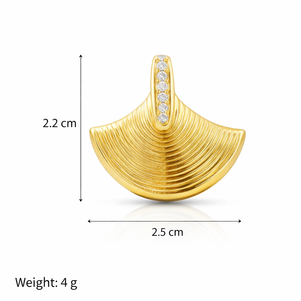 Soleil Arc Stud Earrings