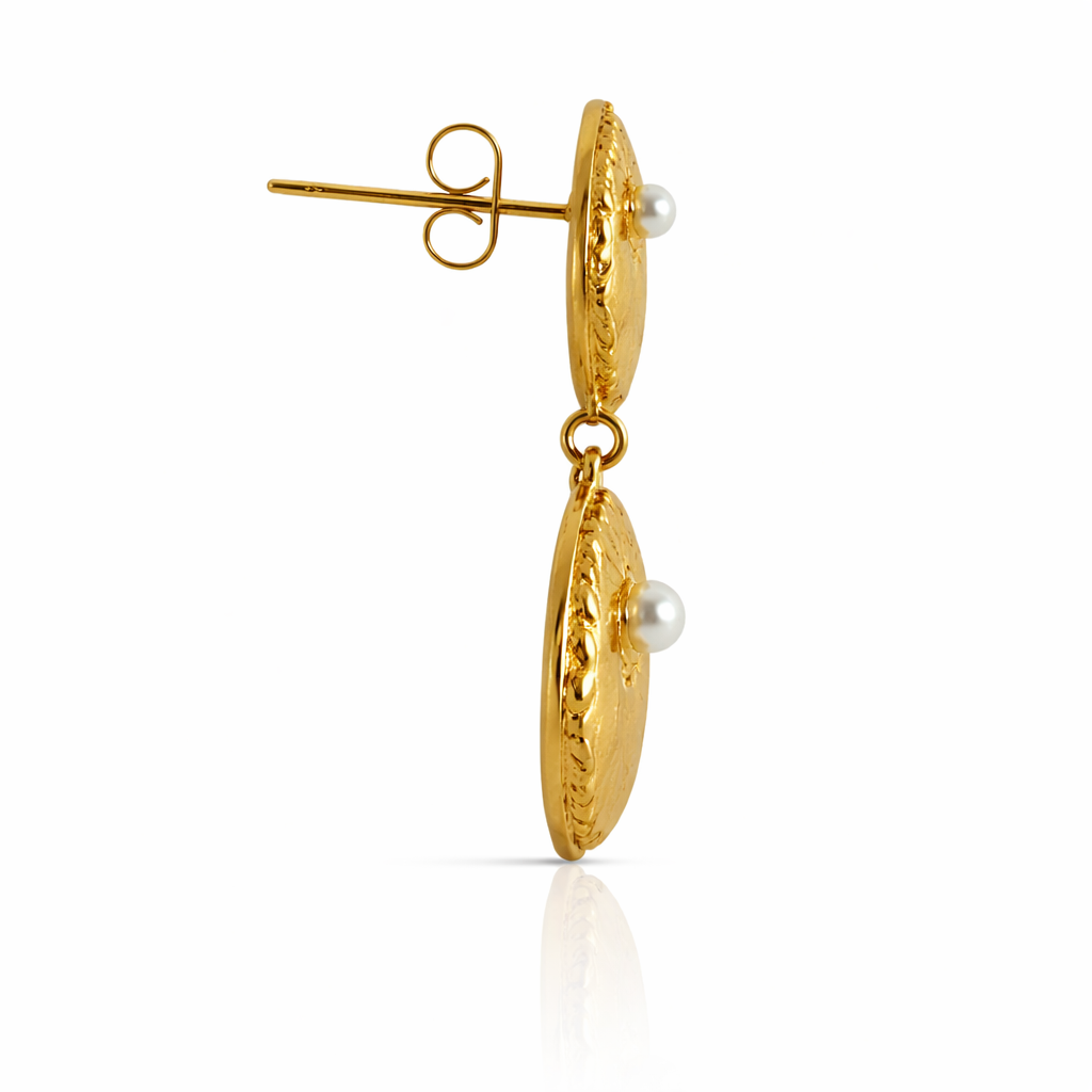 Sun & Bloom Drop Earrings