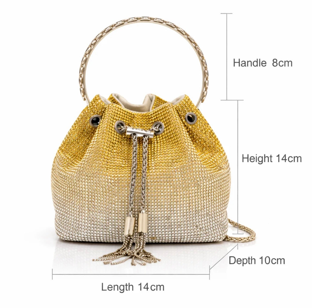 Sunkis Ibiza Crystal Statement Handbag