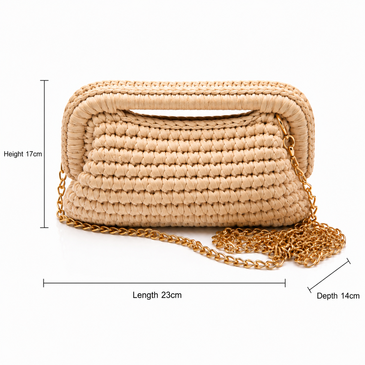 Sunkis Loka Handmade Crochet Clutch Bag