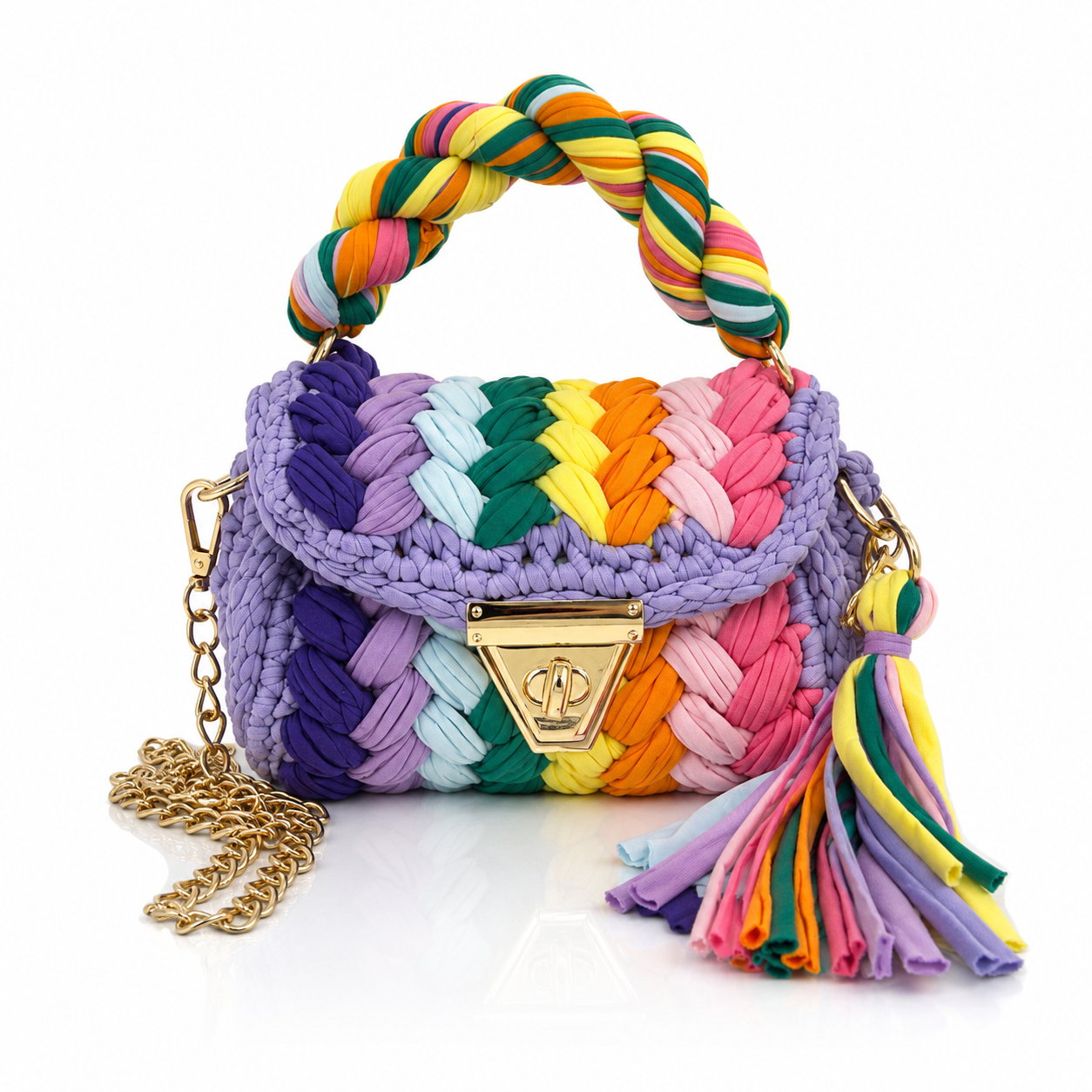 Sunkis Tulum Handmade Crochet Crossbody Bag