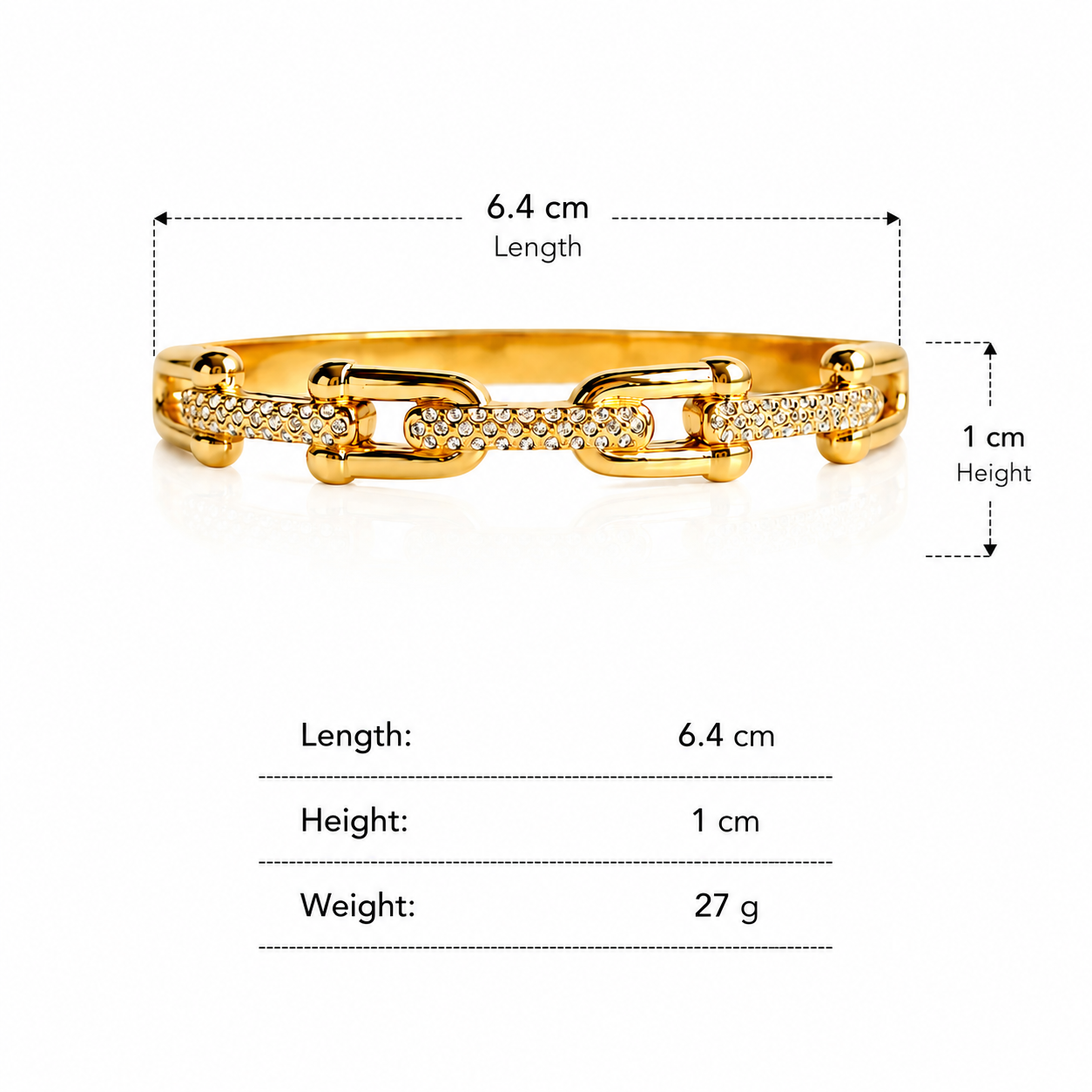 Sunkis Vita Gold Stacking Bangle Waterproof
