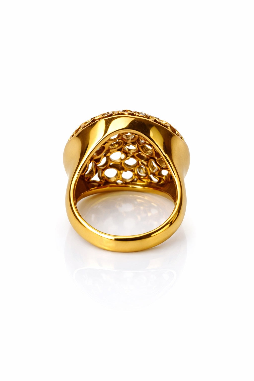 Sunkis Adria Gold Statement Ring Waterproof