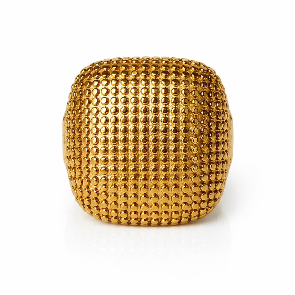 Sunkis Almeria Bold Gold Ring Waterproof