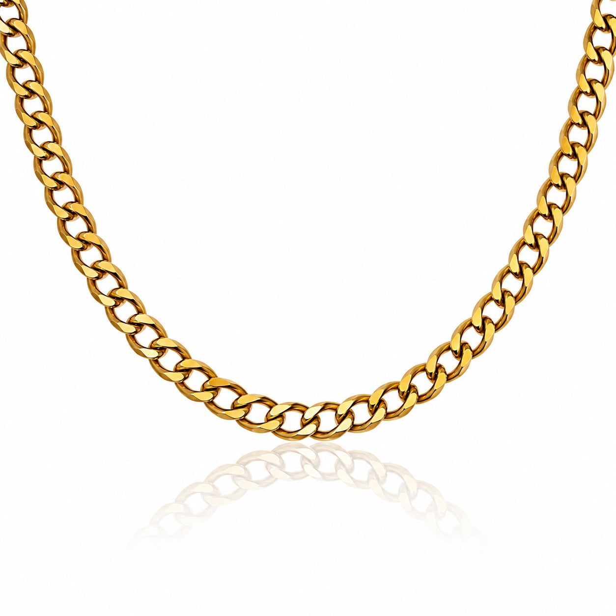 Sunkis Aria Gold Cable Chain Necklace Waterproof