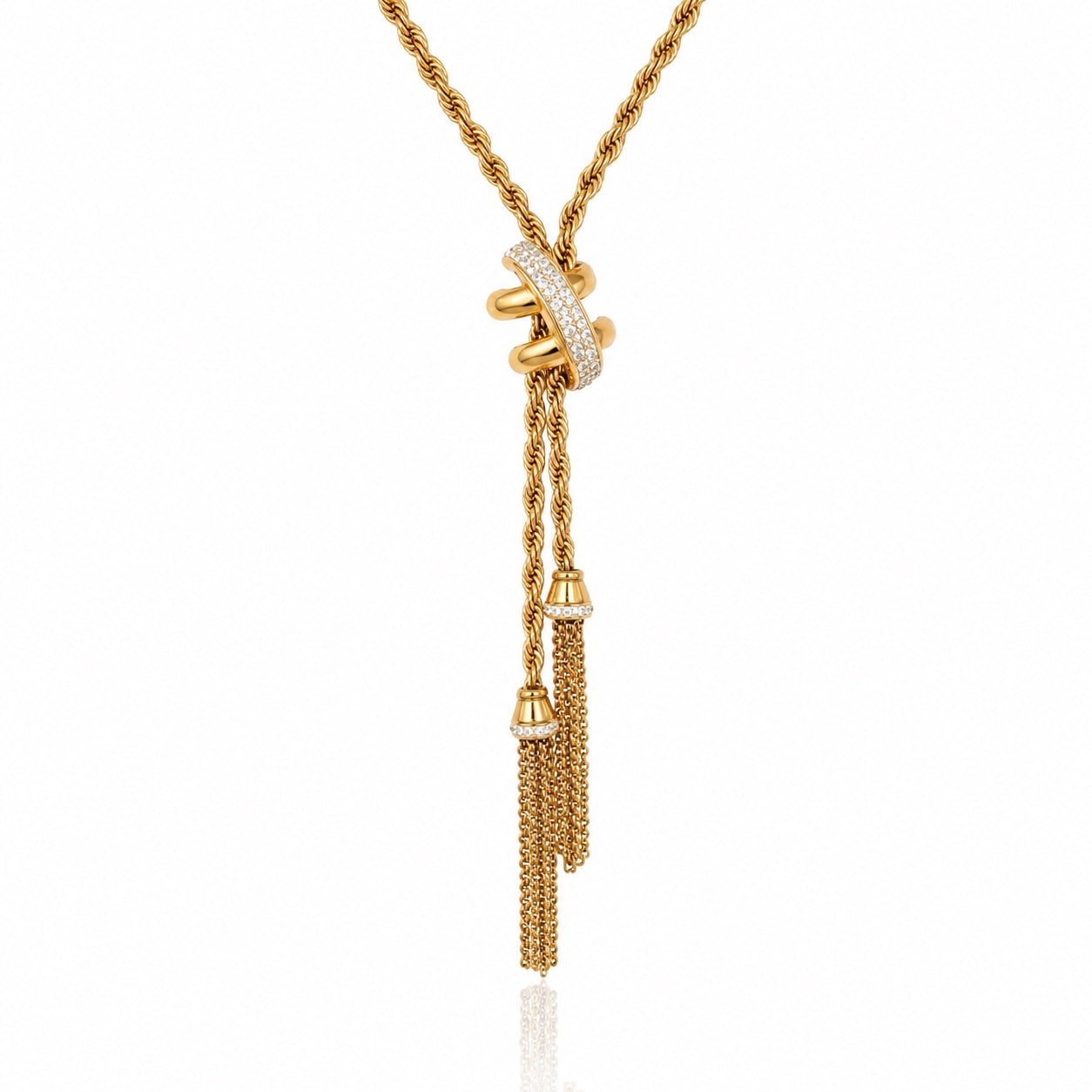 Sunkis Capri Everyday Rope Chain Statement Necklace Waterproof