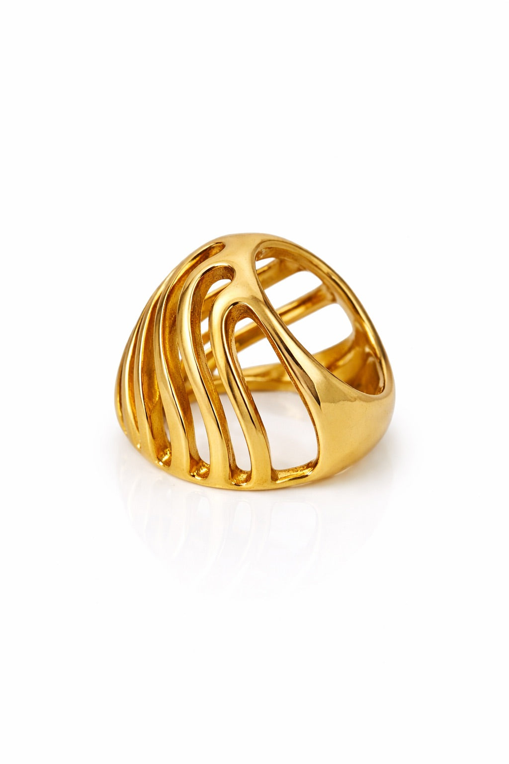 Sunkis Elafonisi Bold Gold Ring Waterproof