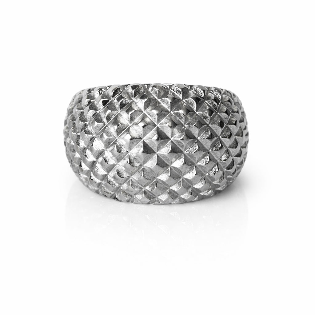Sunkis Estelle Bold Silver Ring Waterproof
