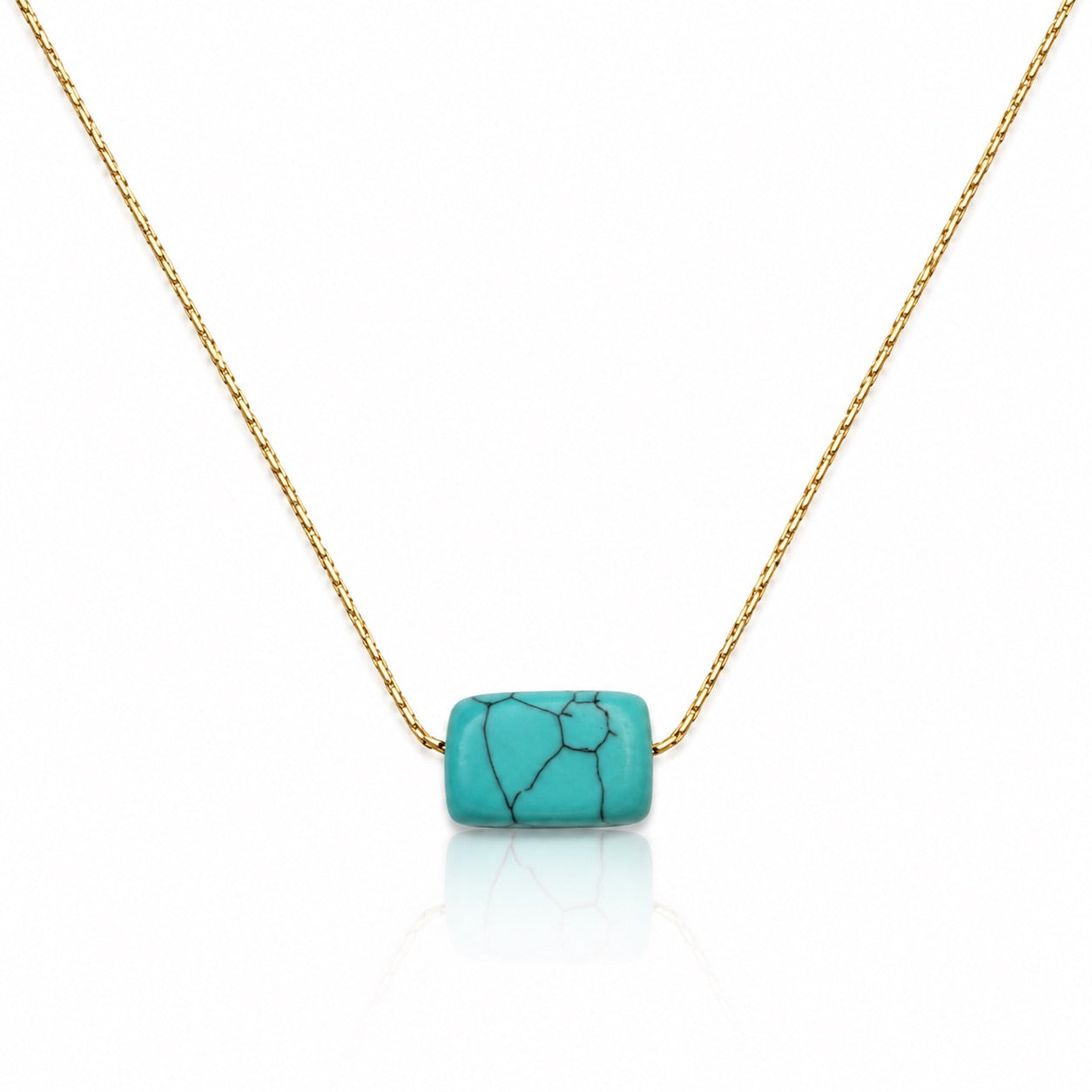 Sunkis Evie Gold Minimal Layering Necklace Waterproof