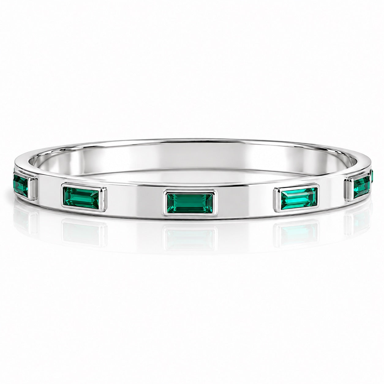 Sunkis Isa Silver Stacking Bangle Waterproof