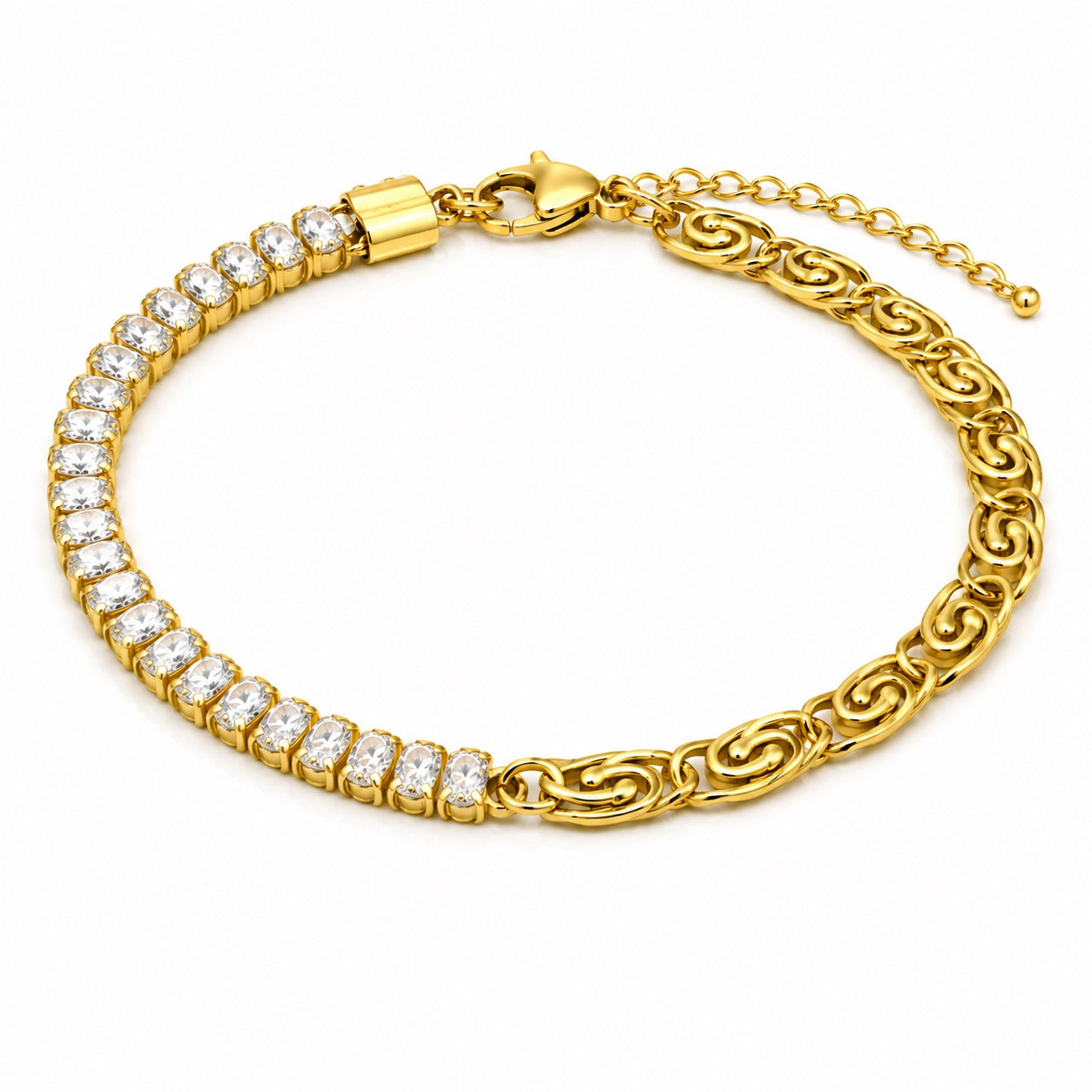 Sunkis Lima Everyday Gold Layering Bracelet Hypoallergenic