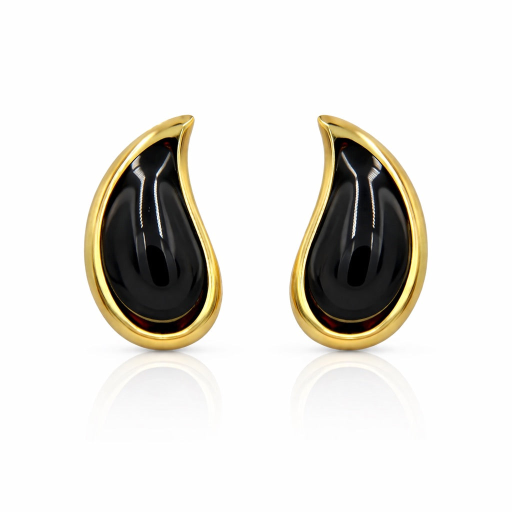 Sunkis Noir Elevated Everyday Gold Earrings Hypoallergenic