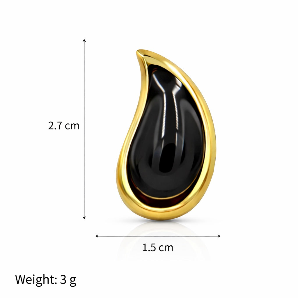 Sunkis Noir Elevated Everyday Gold Earrings Hypoallergenic