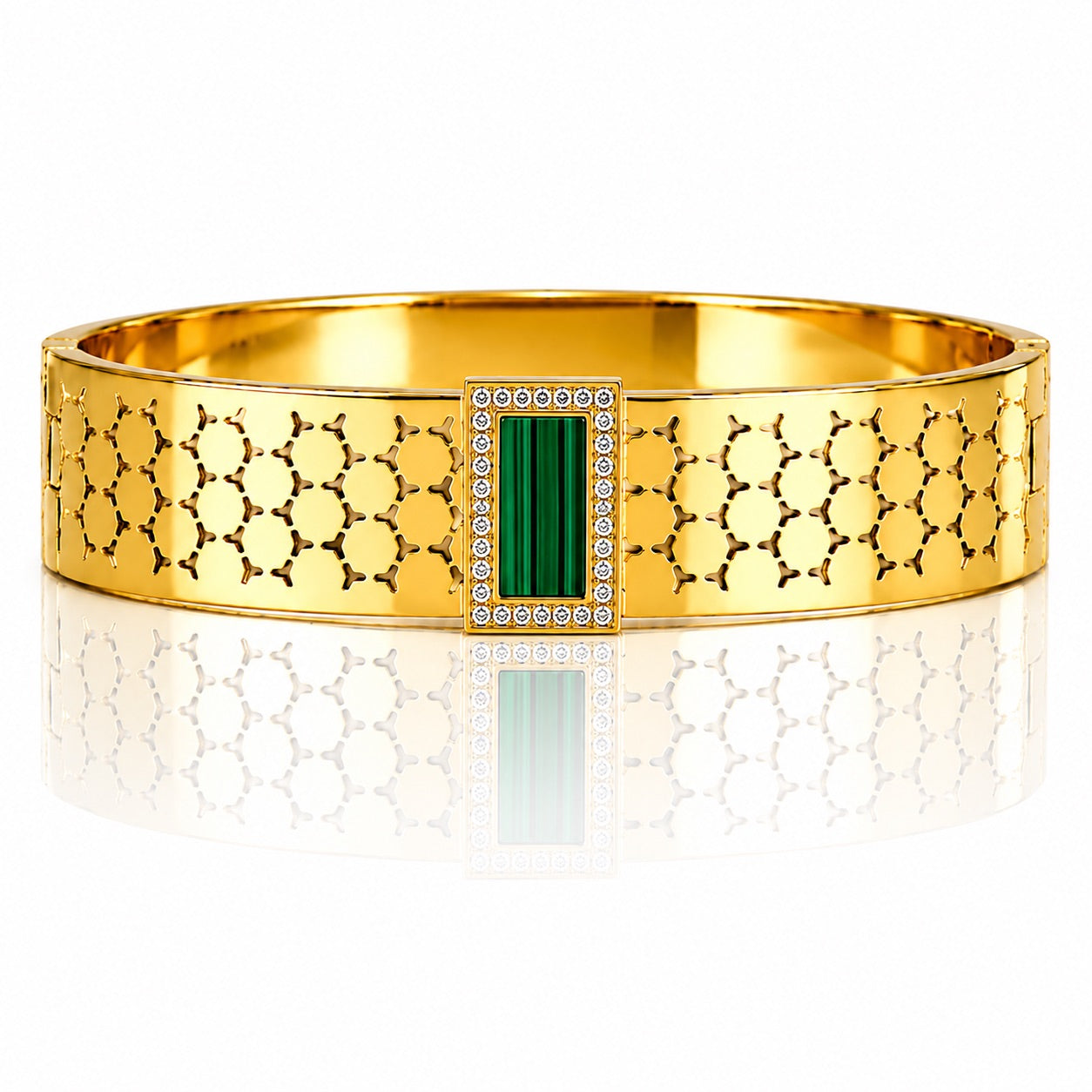 Sunkis Ravella Gold Statement Bangle Waterproof