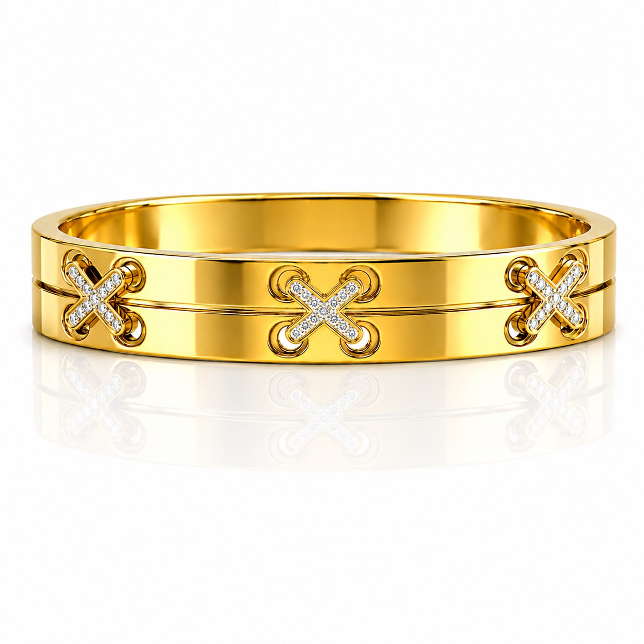Sunkis Sola Gold Stacking Bangle Waterproof