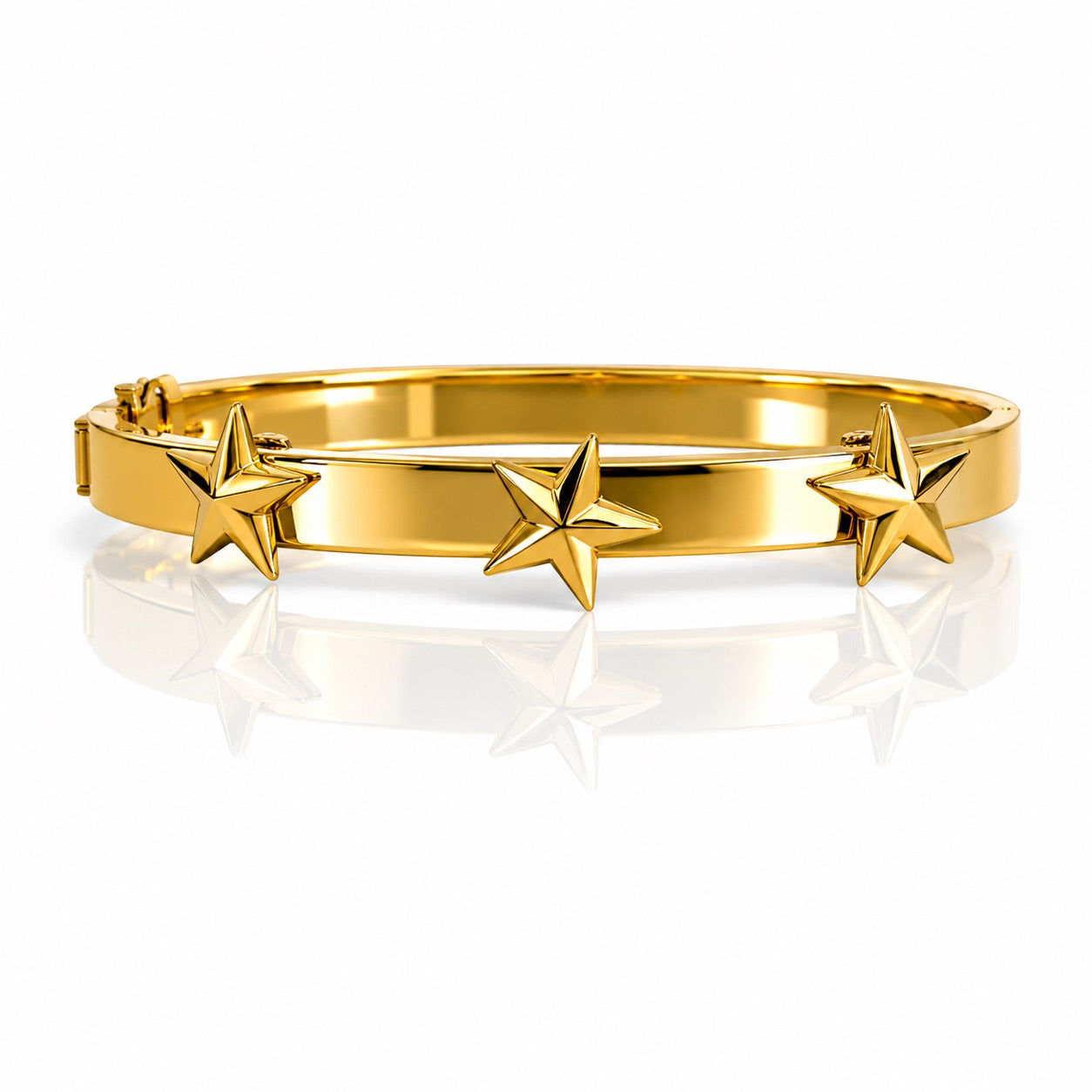 Sunkis Star Gold Stacking Bangle Waterproof