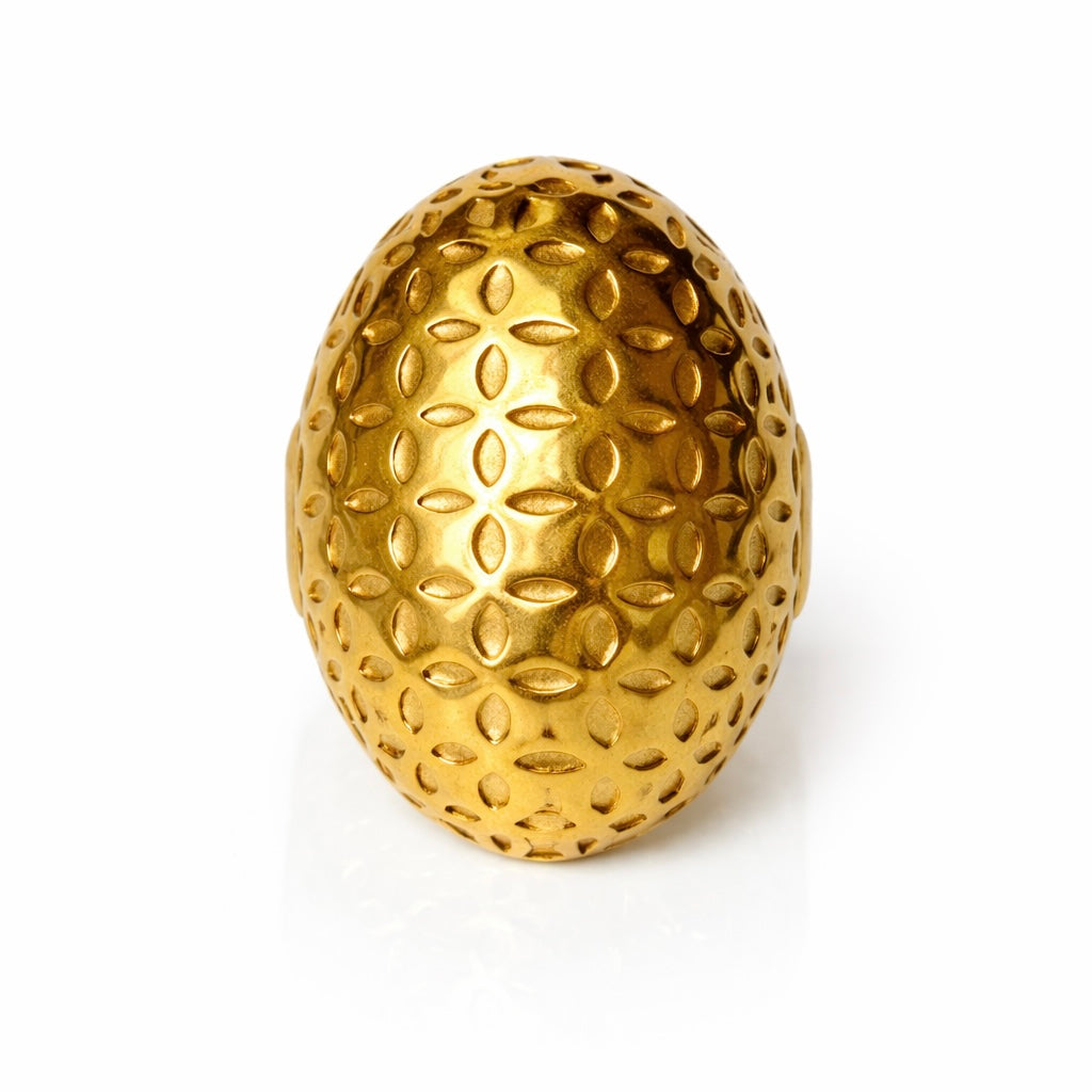 Sunkis Valetta Bold Gold Ring Waterproof